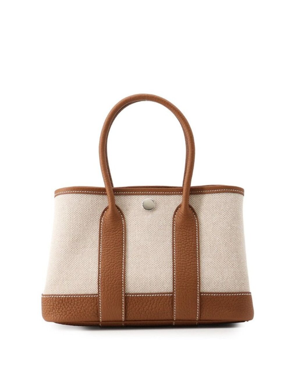 Hermes Neo Garden 23 Party Gold Ecru Silver Toile H Viking Negonda Tote Bag